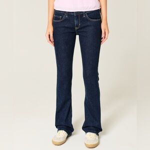 Hollister Low Rise Boot Dark Wash Jeans